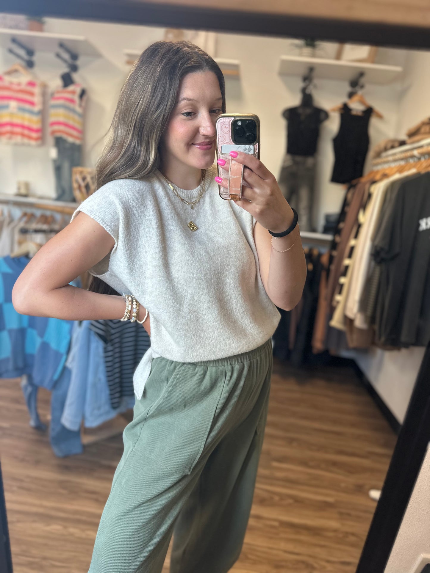 Oatmeal Knit Sweater