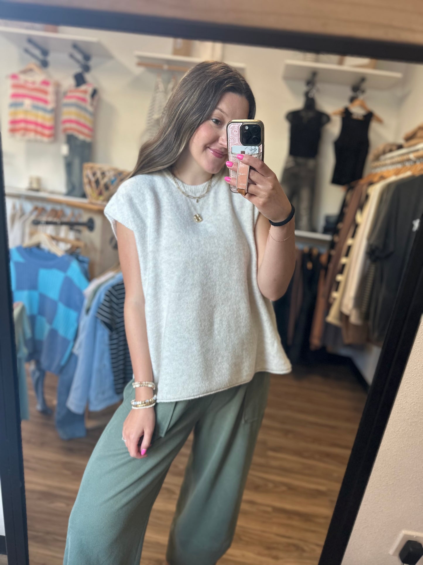 Oatmeal Knit Sweater