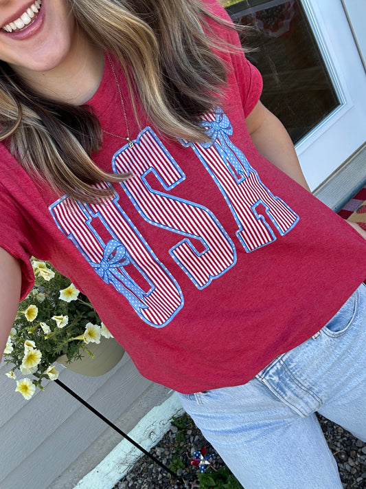 Bow USA tee