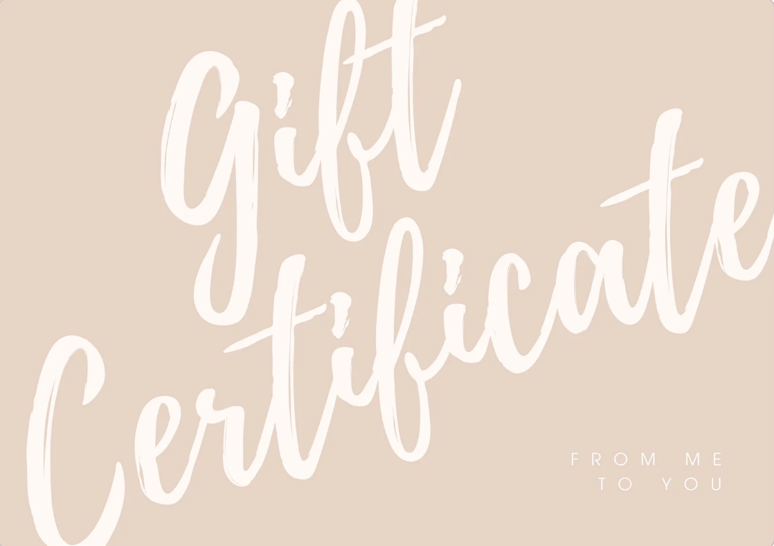 Golden Boutique Gift Card