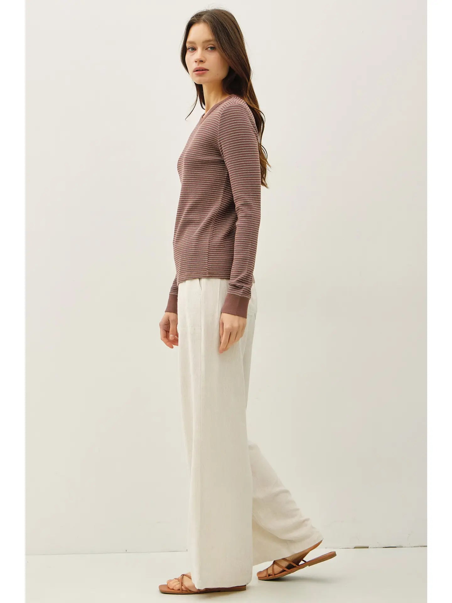 Brown Thermal Top