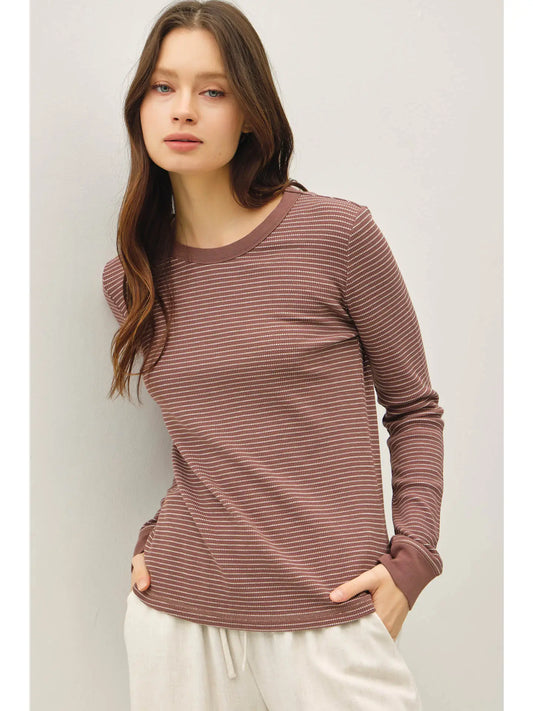 Brown Thermal Top