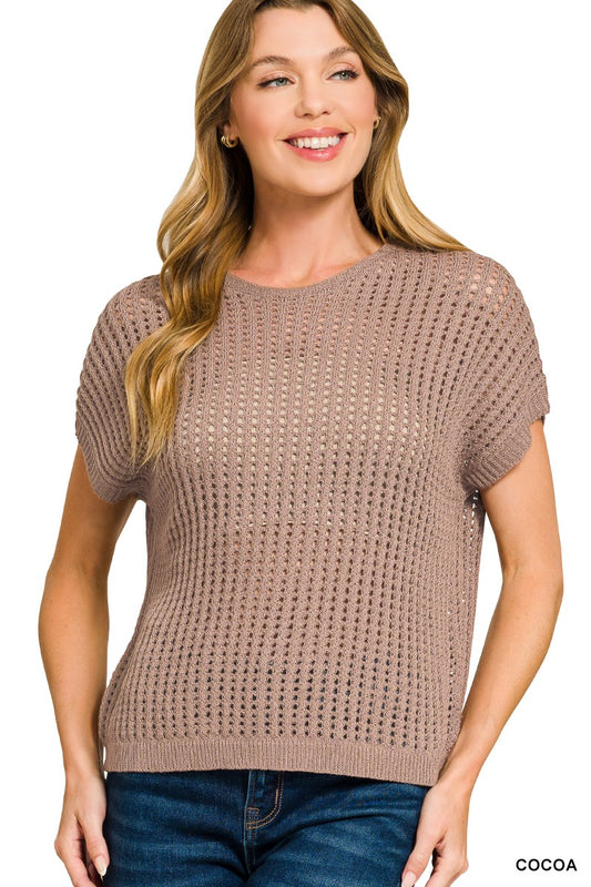 Cocoa Crochet Sweater