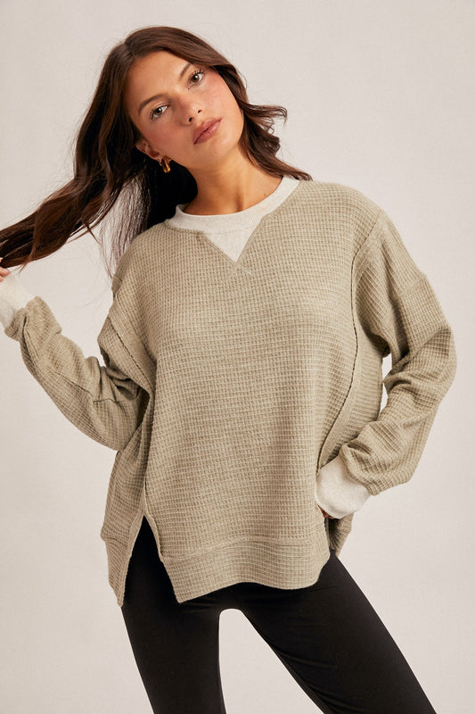 Brush Thermal Oversized Top