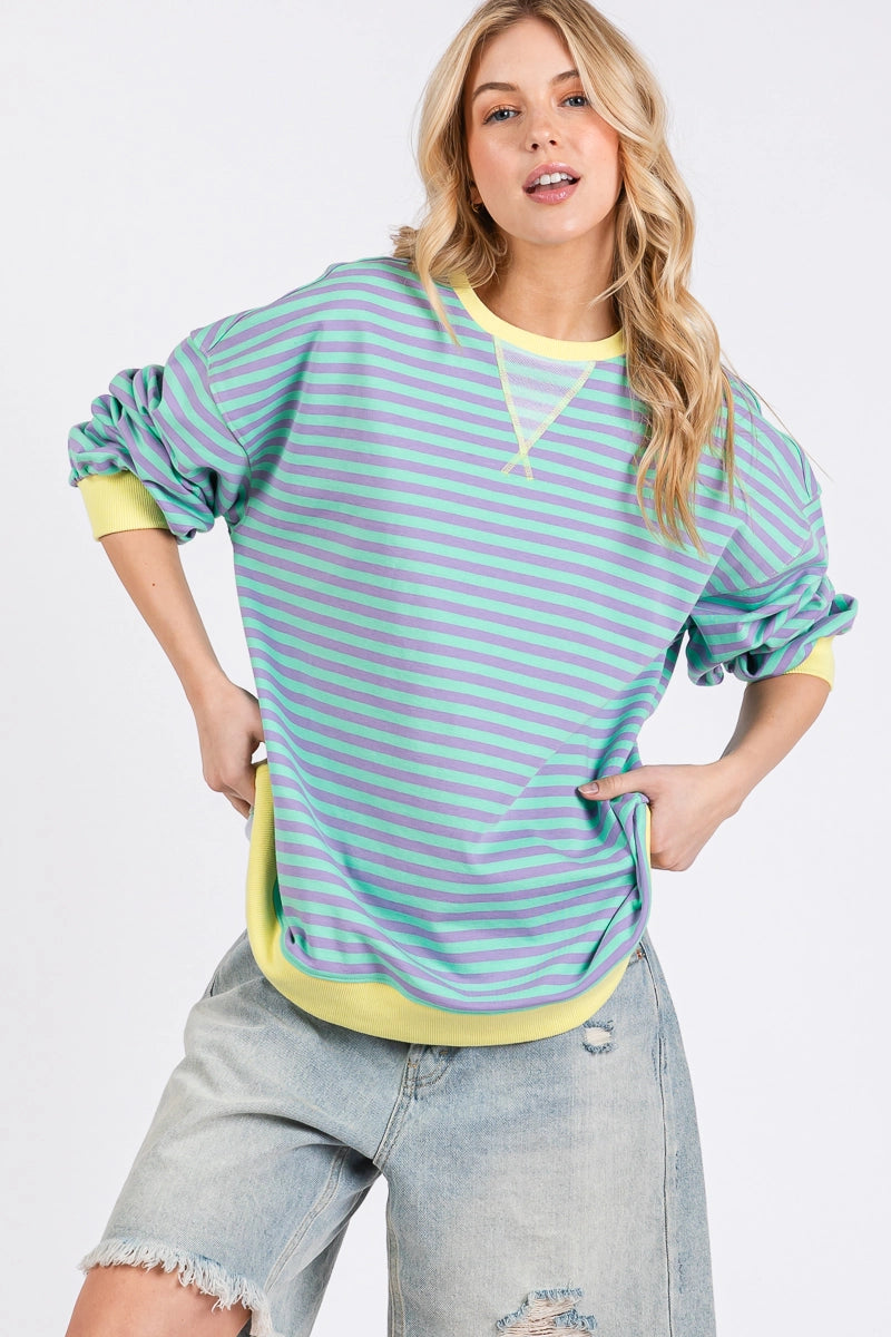 Multi Striped Pullover