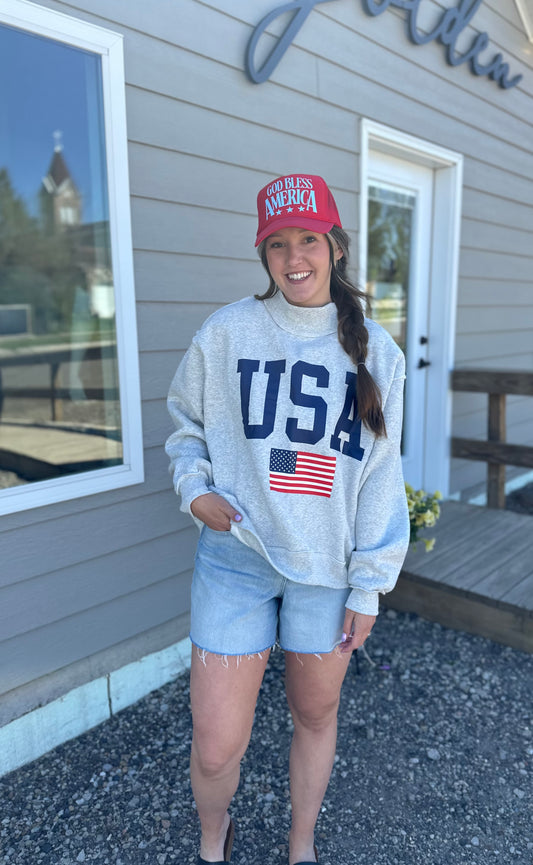 USA Reversible Mockneck