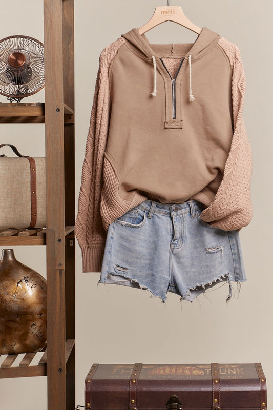 Brown Block Jacket