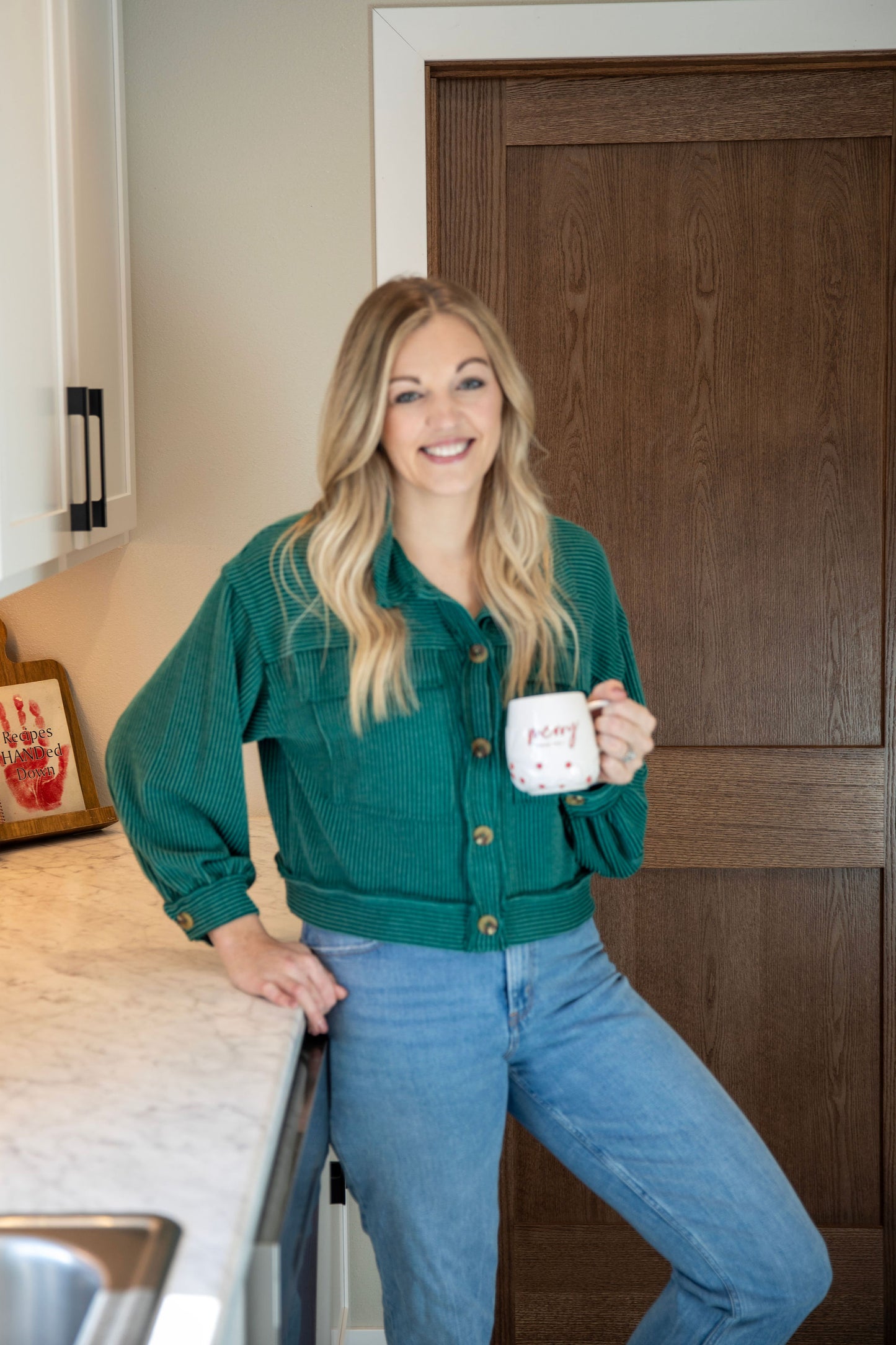 Green Crop Jacket