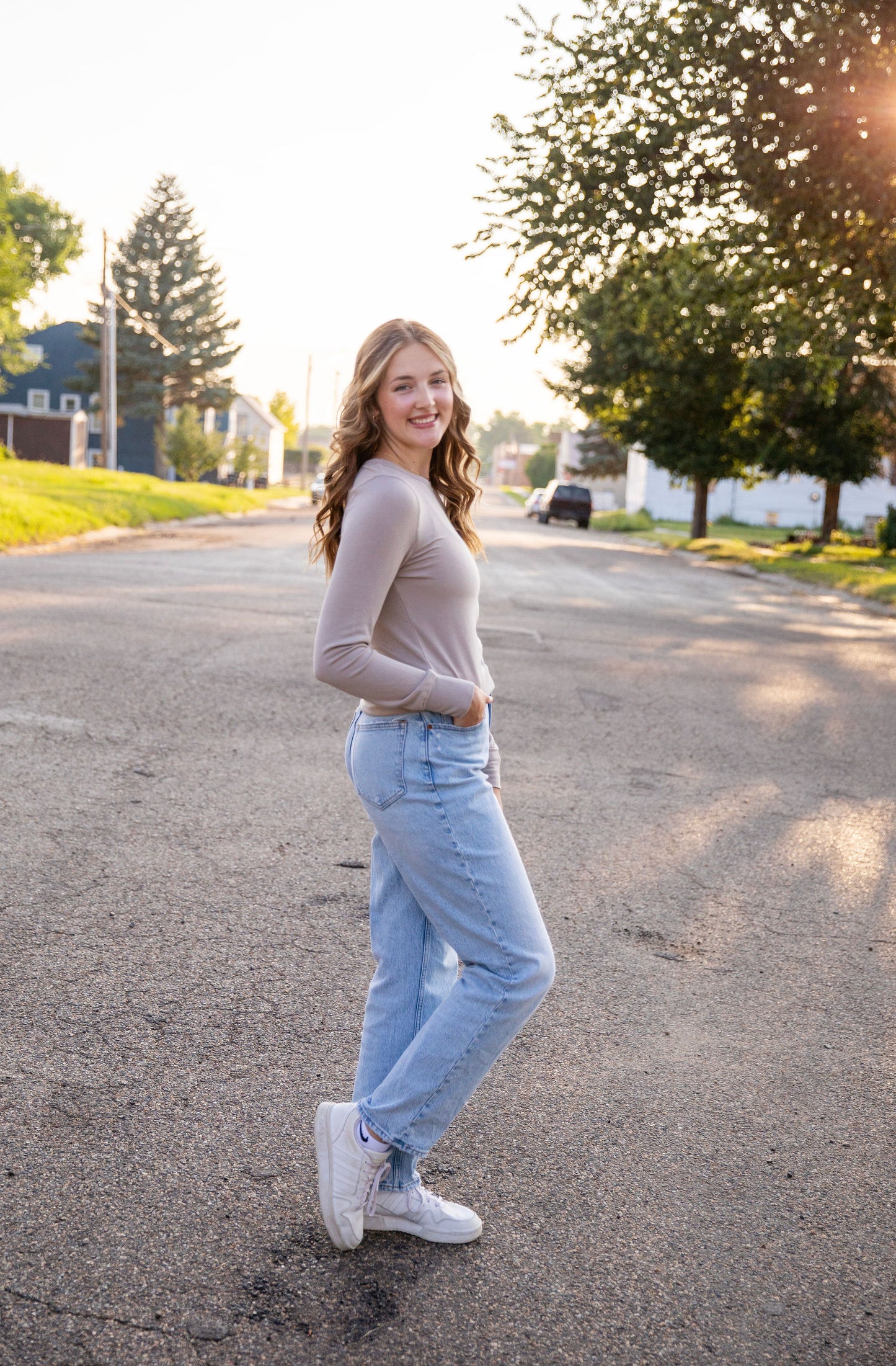 Taupe Stacy Top