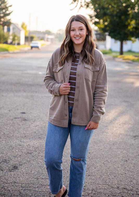 Tyler Taupe Jacket