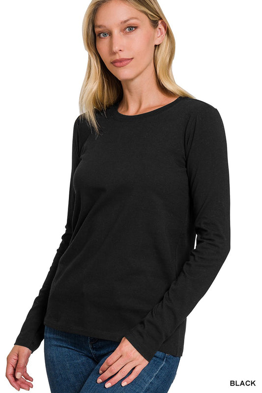 Black Long Sleeve Top