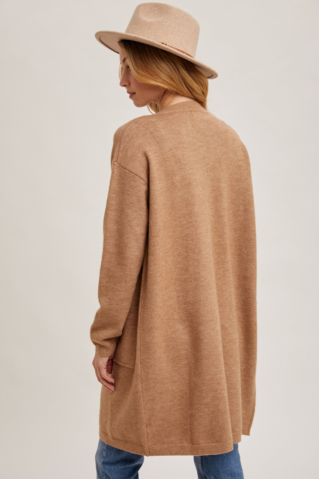 Latte Long Cardigan