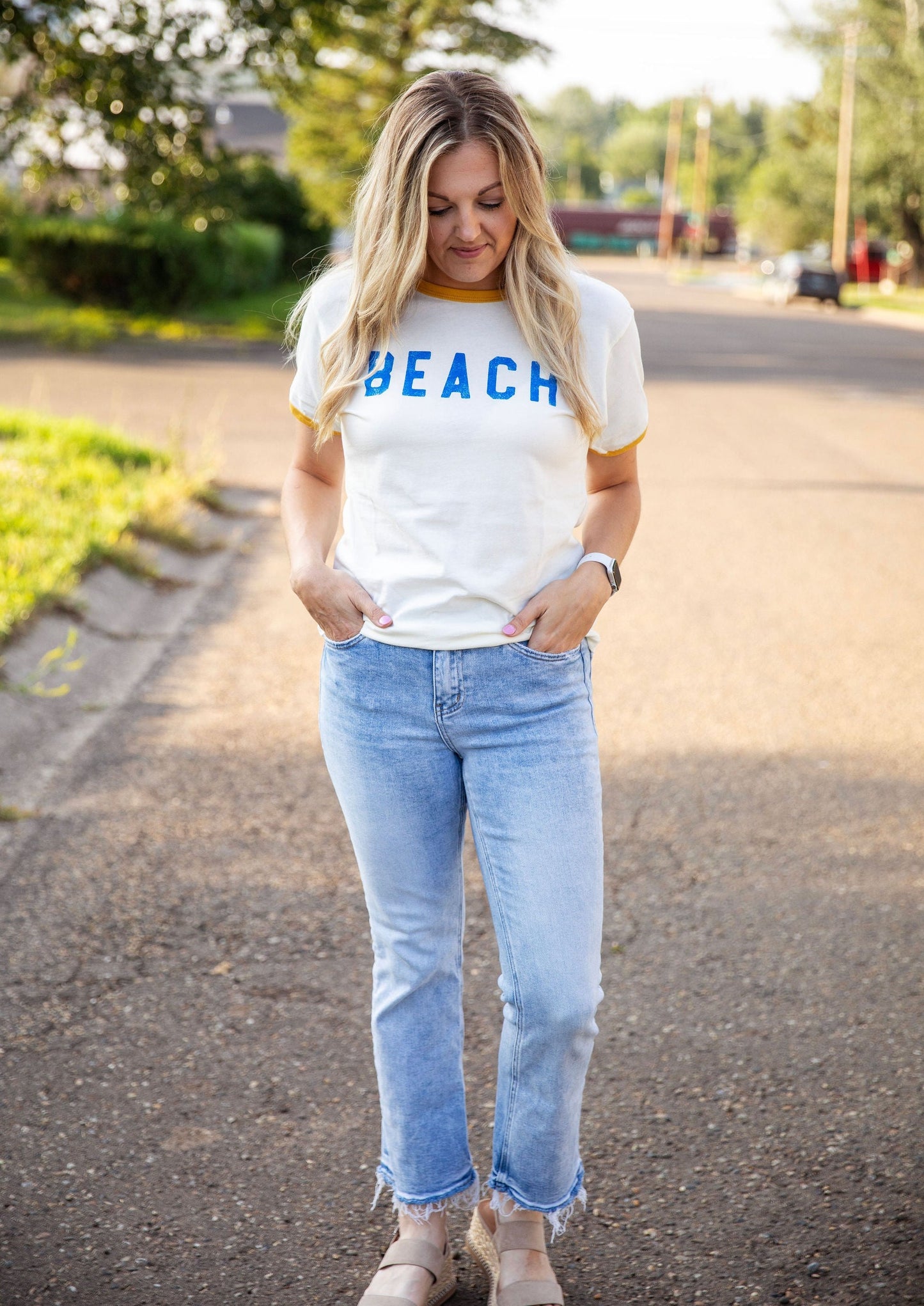 Beach Ringer Tee