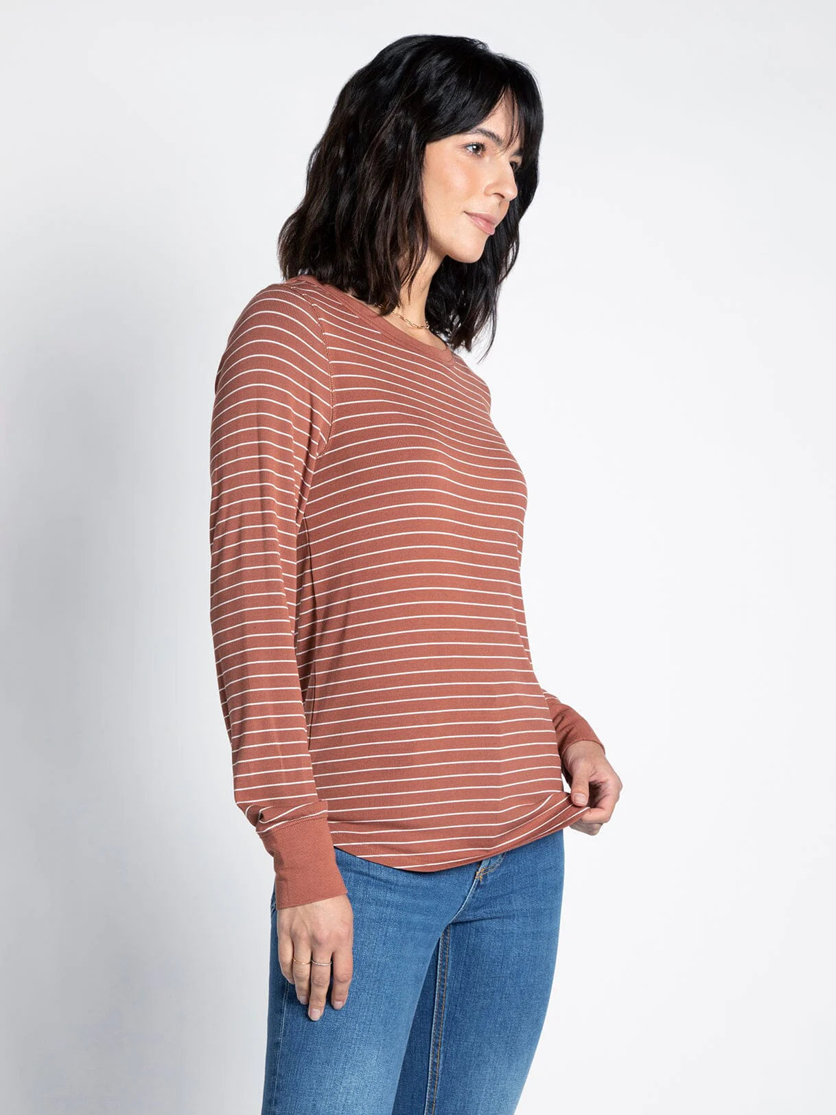 Rustic Stripe Stacy Top