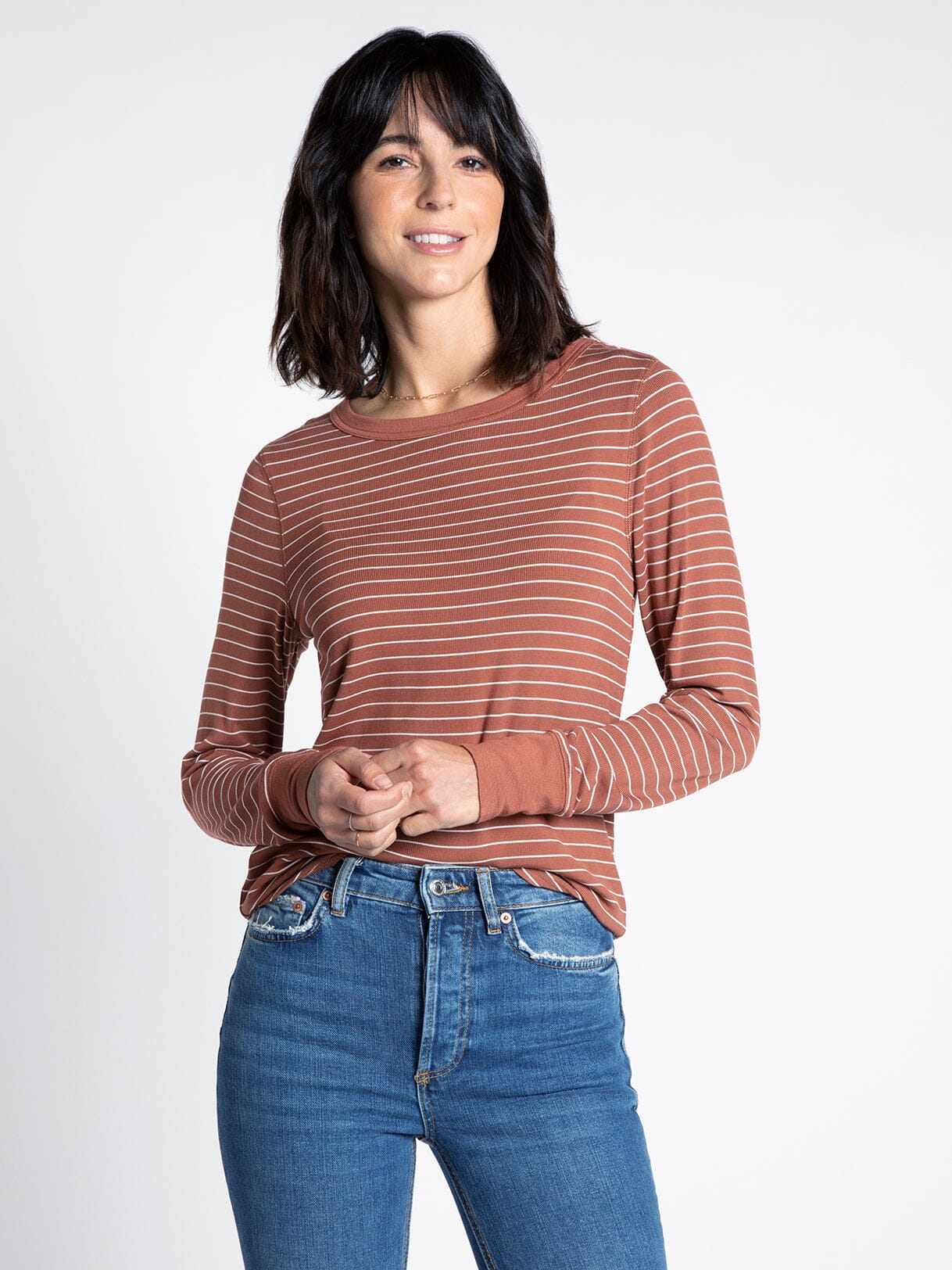 Rustic Stripe Stacy Top