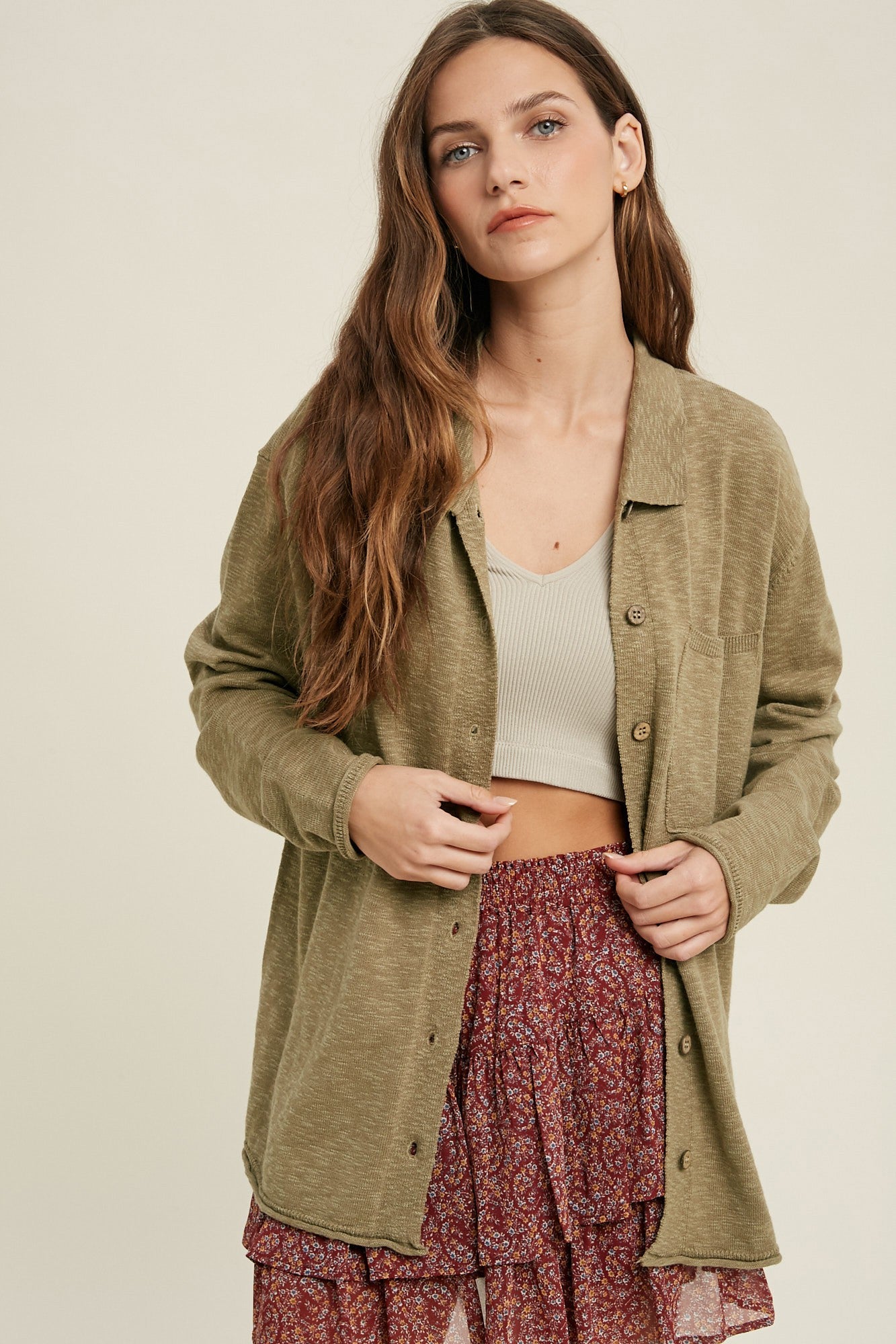 Olive Kathy Shacket