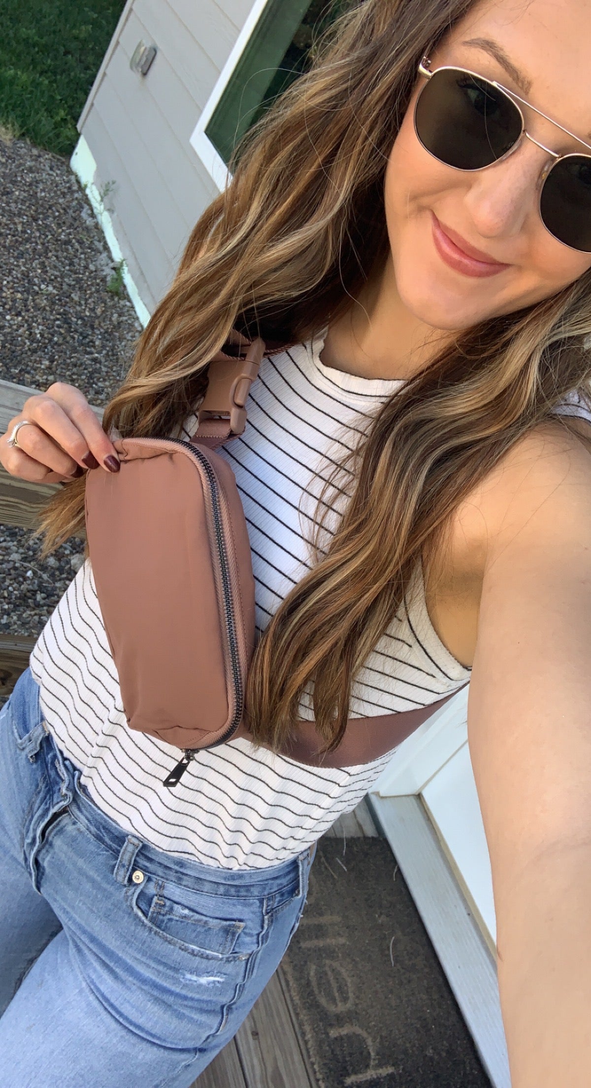 Rust Brown Cross Body Bag