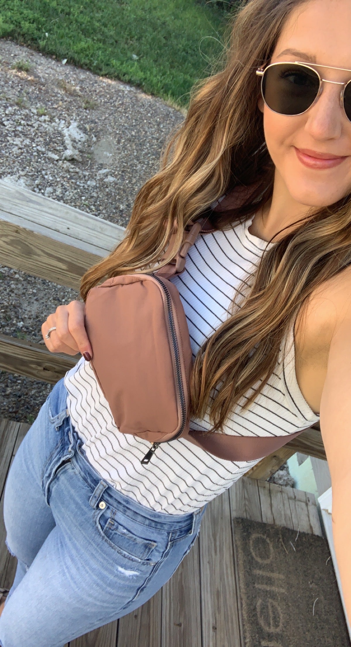 Rust Brown Cross Body Bag