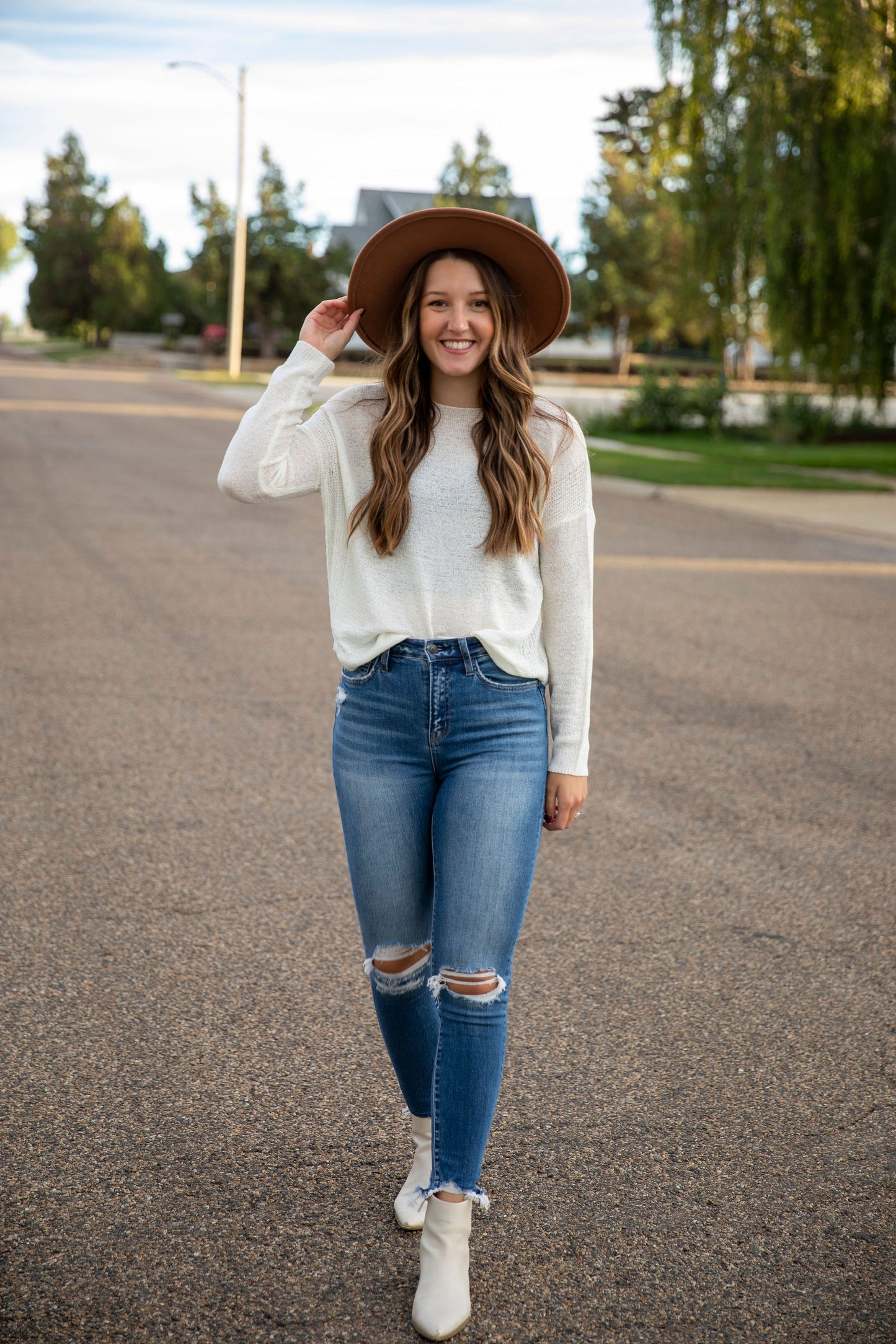 Ivory Rib Sweater