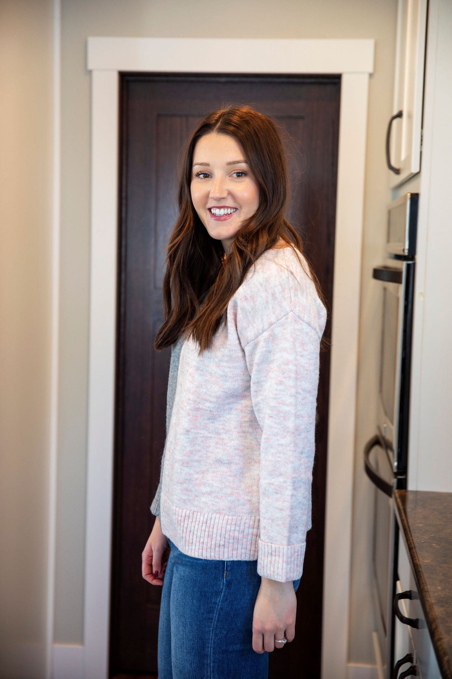 Charcoal Blush Sweater