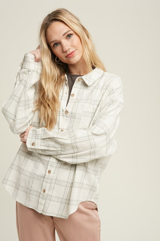 Ivory Plaid Flannel