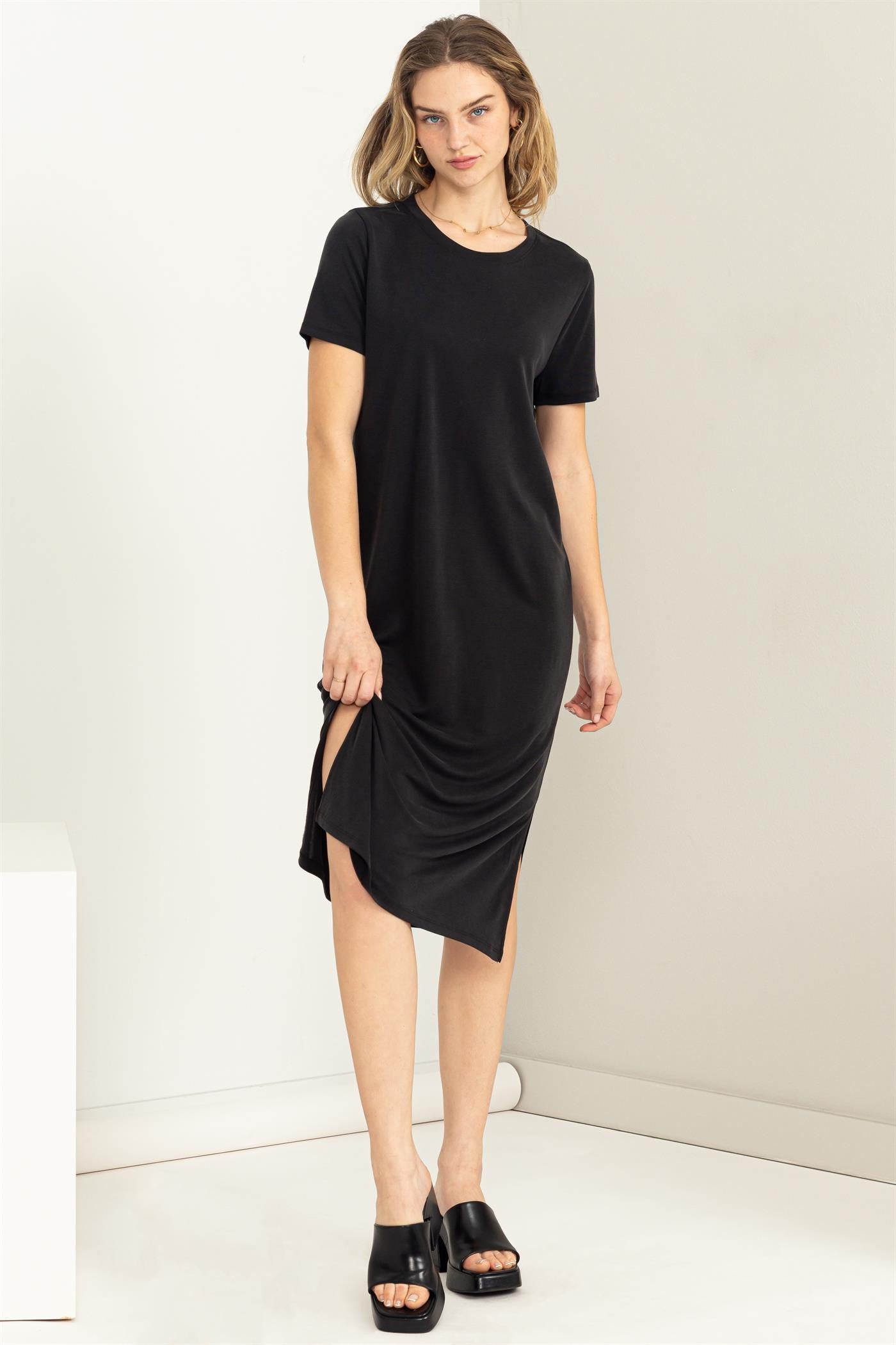 Black Midi Dress